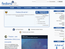 Tablet Screenshot of fedora-fr.org