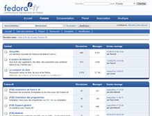 Tablet Screenshot of forums.fedora-fr.org